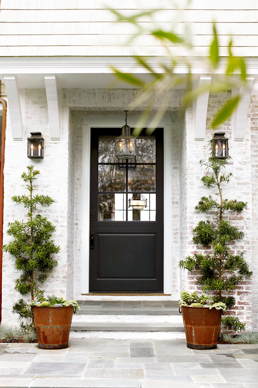 White, Door, Home, Property, House, Building, Porch, Flowerpot, Home door, Wall,