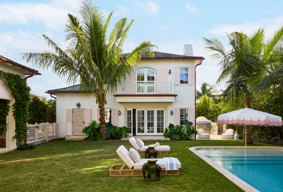 west palm beach home designed by cece bowman of kemble interiors poolhouse