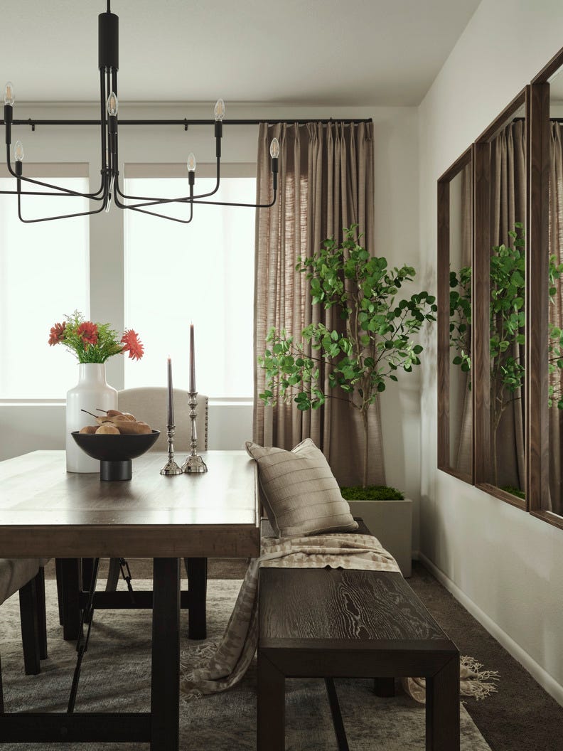 dining area of designer chrissy jones's parents home designed by chrissy jones of twenty eighth design studio