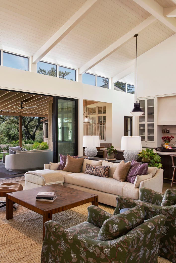 newly constructed ranch house in san antonio, texas, designed by alison giese. great room newly constructed ranch house in san antonio, texas, designed by alison giese. great room