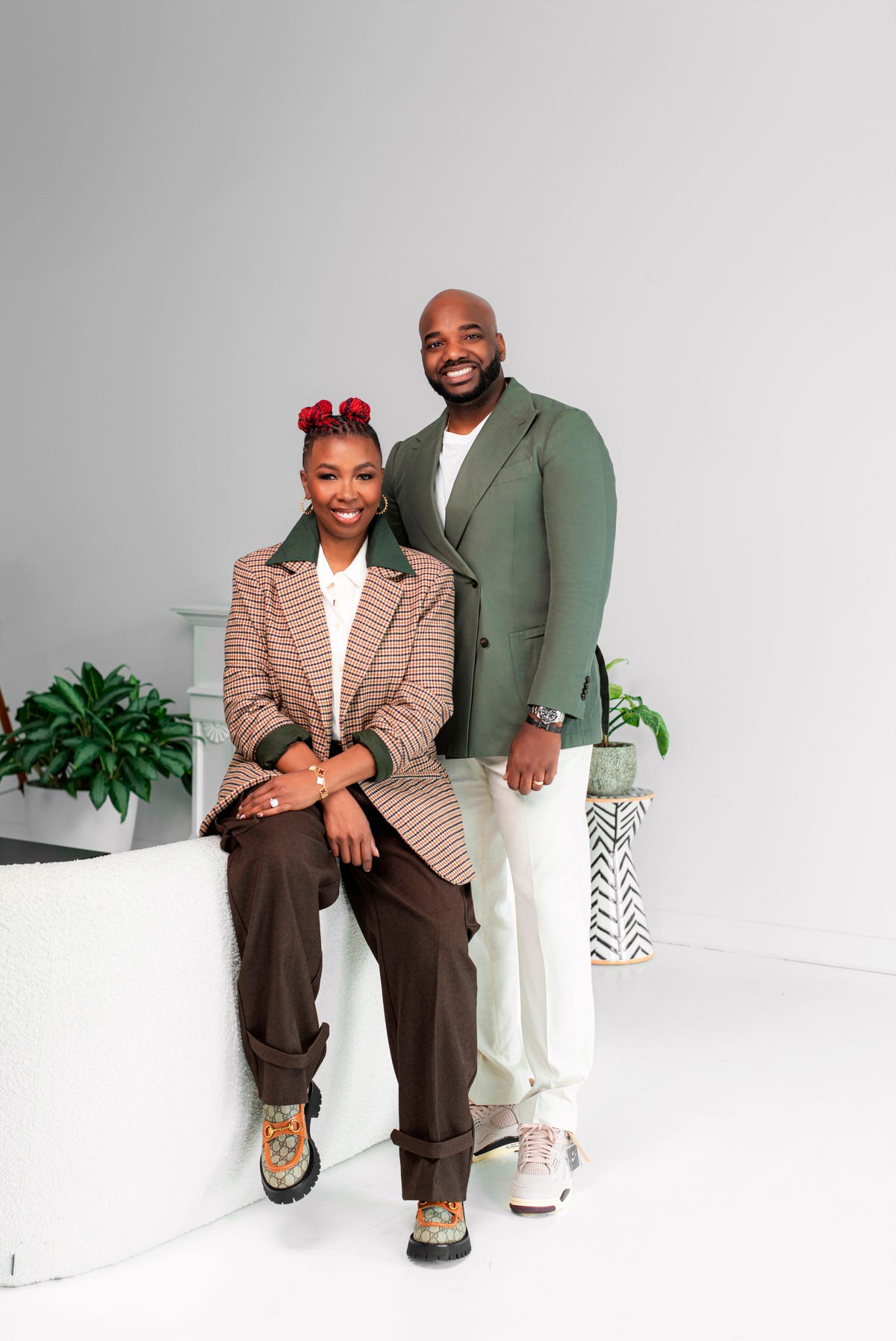 Bold Colors, Art Deco Styles, and African-American Art Define the Work of This Husband-and-Wife Design Team