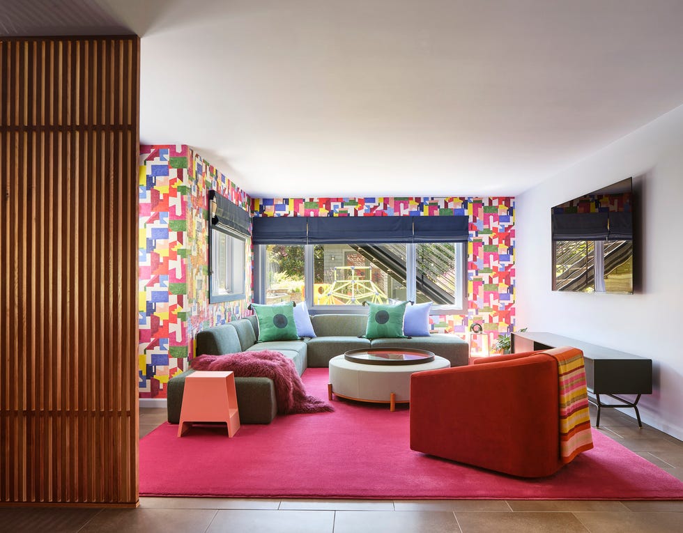 1915 san francisco family home, designer kevin sawyers. family room