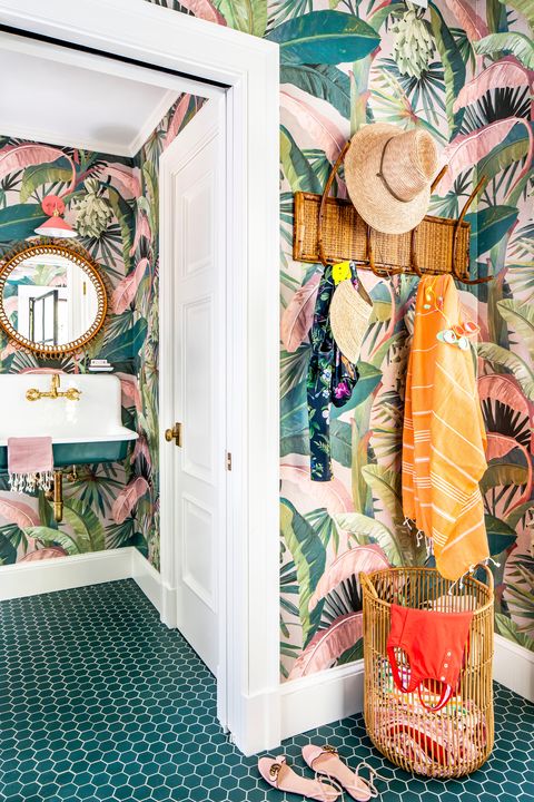 charlotte lucas bathroom with tropical design