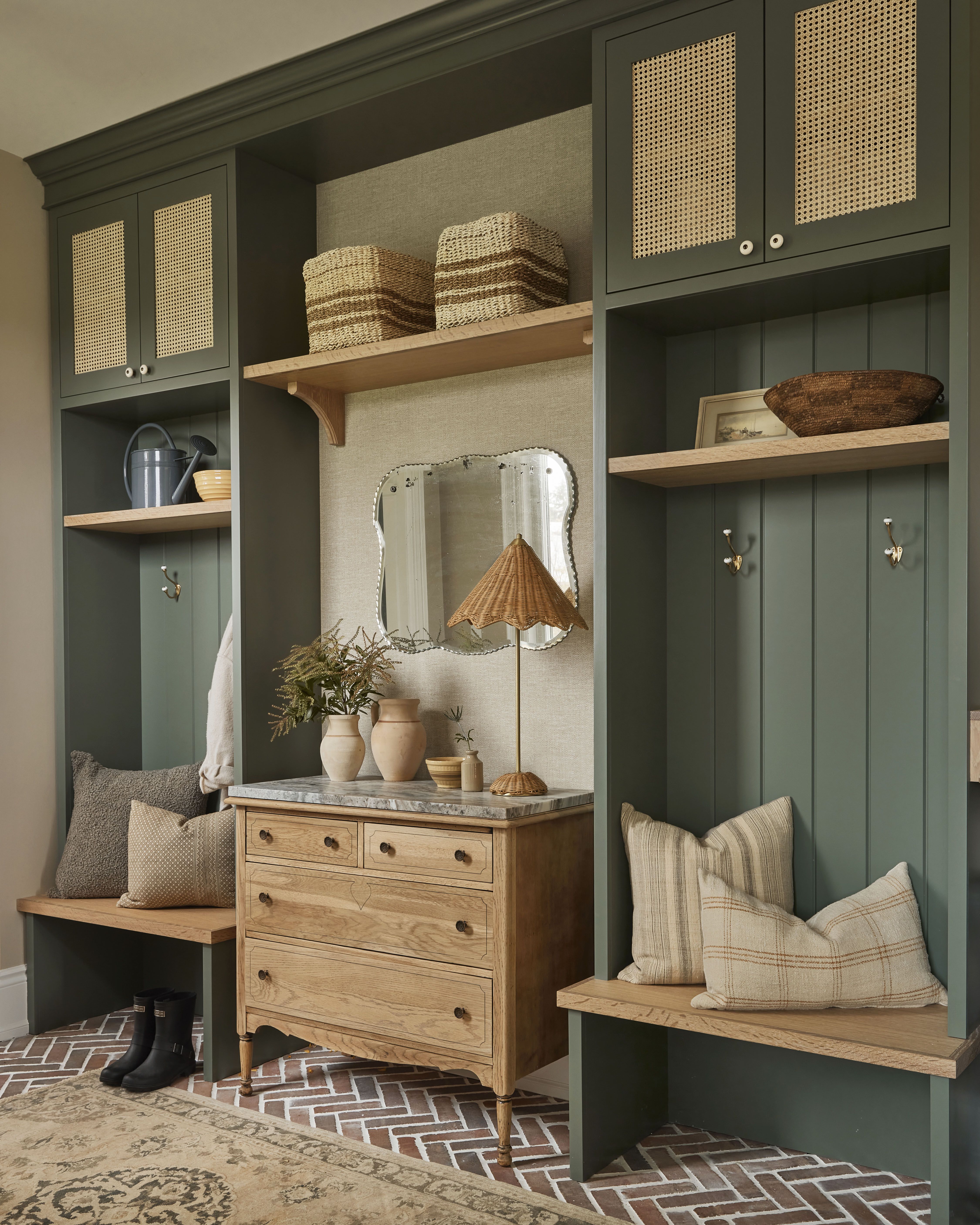 Sage green kitchen with shiplap walls in a Toronto home, Ontario, Canada.  By Ashley Montgomery Design. : r/InteriorDesign