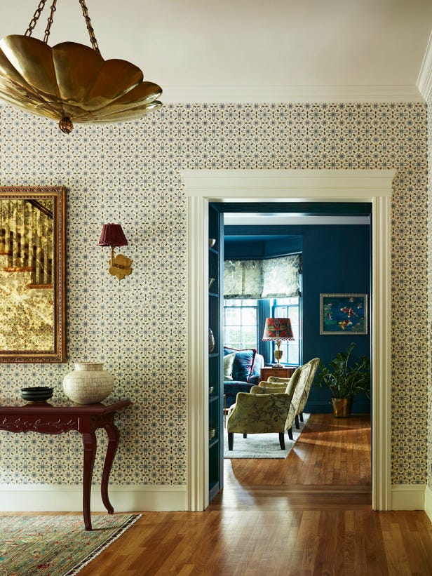 1919 brookline\, massachusetts\, home designed by cecilia casagrande of casagrande studio entrance hall