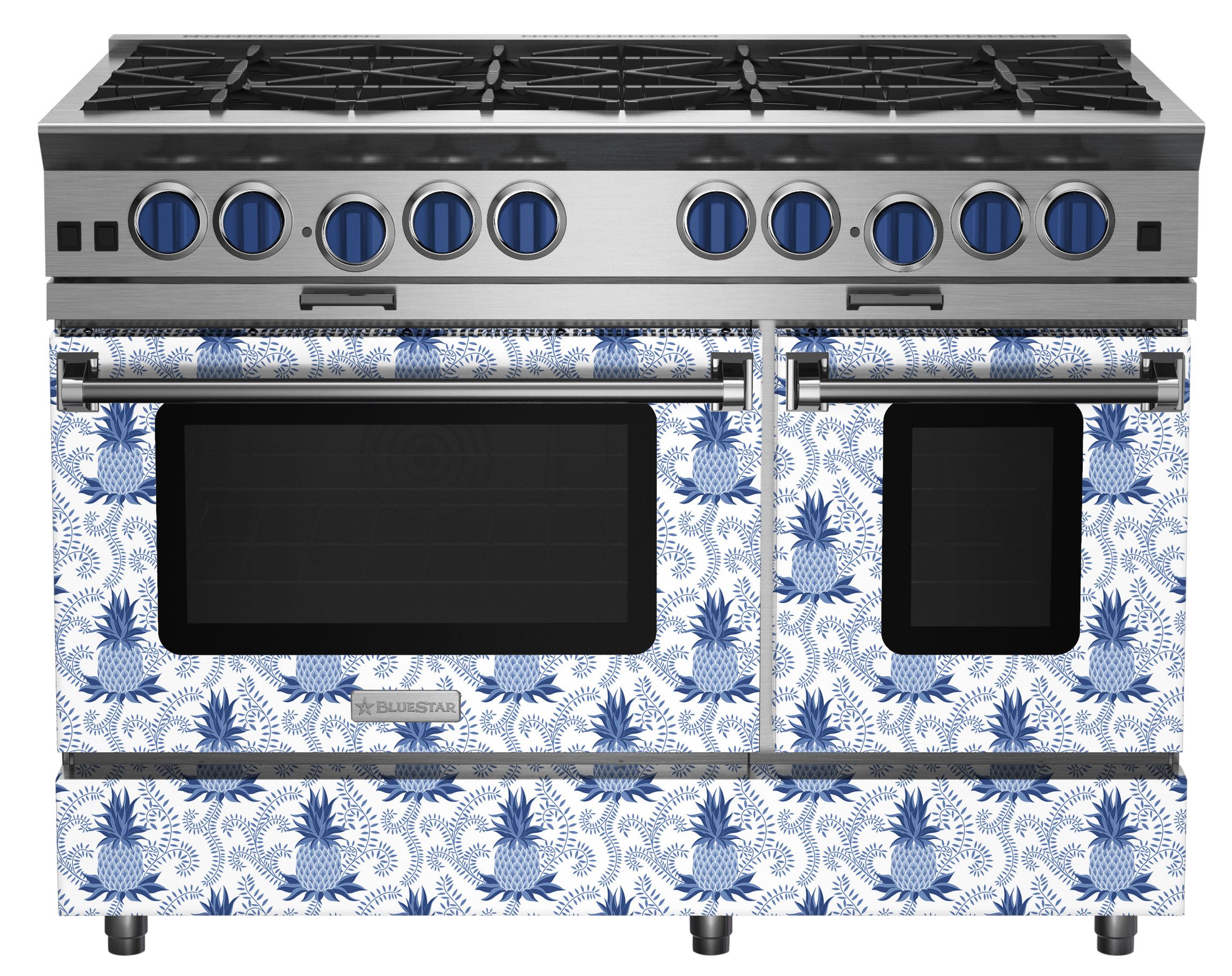 blue star cooking design 48" platinum range customization