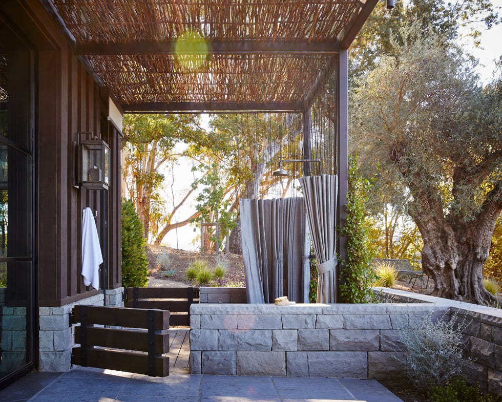 outdoor shower