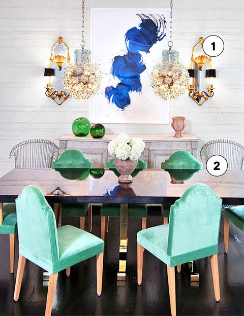 Turquoise, Green, Room, Blue, Furniture, Dining room, Table, Interior design, Aqua, Teal, 