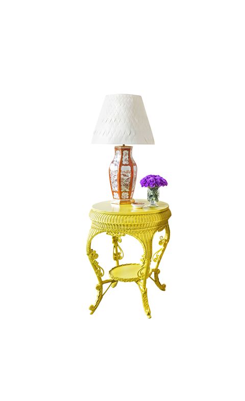 Violet, Product, Table, Furniture, Lighting, Light fixture, Purple, Yellow, Lamp, Material property, 