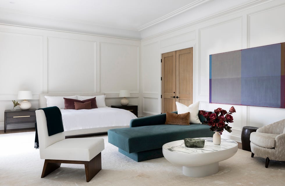 houston, texas home designed by marie flanigan interiors. primary bedroom.