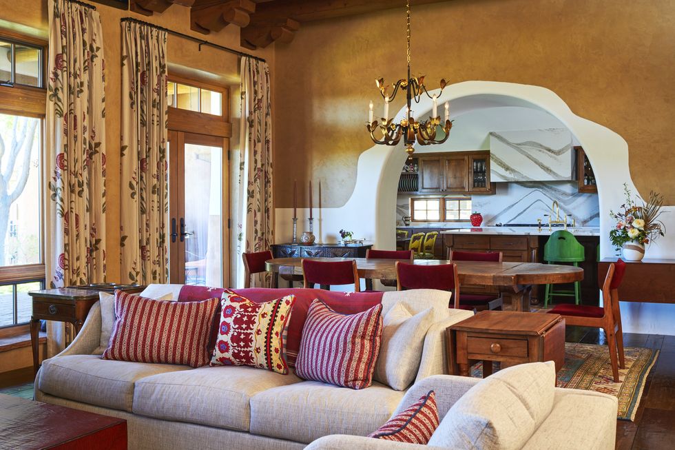 home in santa fe, new mexico designed by french  french interiors