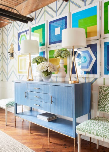 wrapped storage console