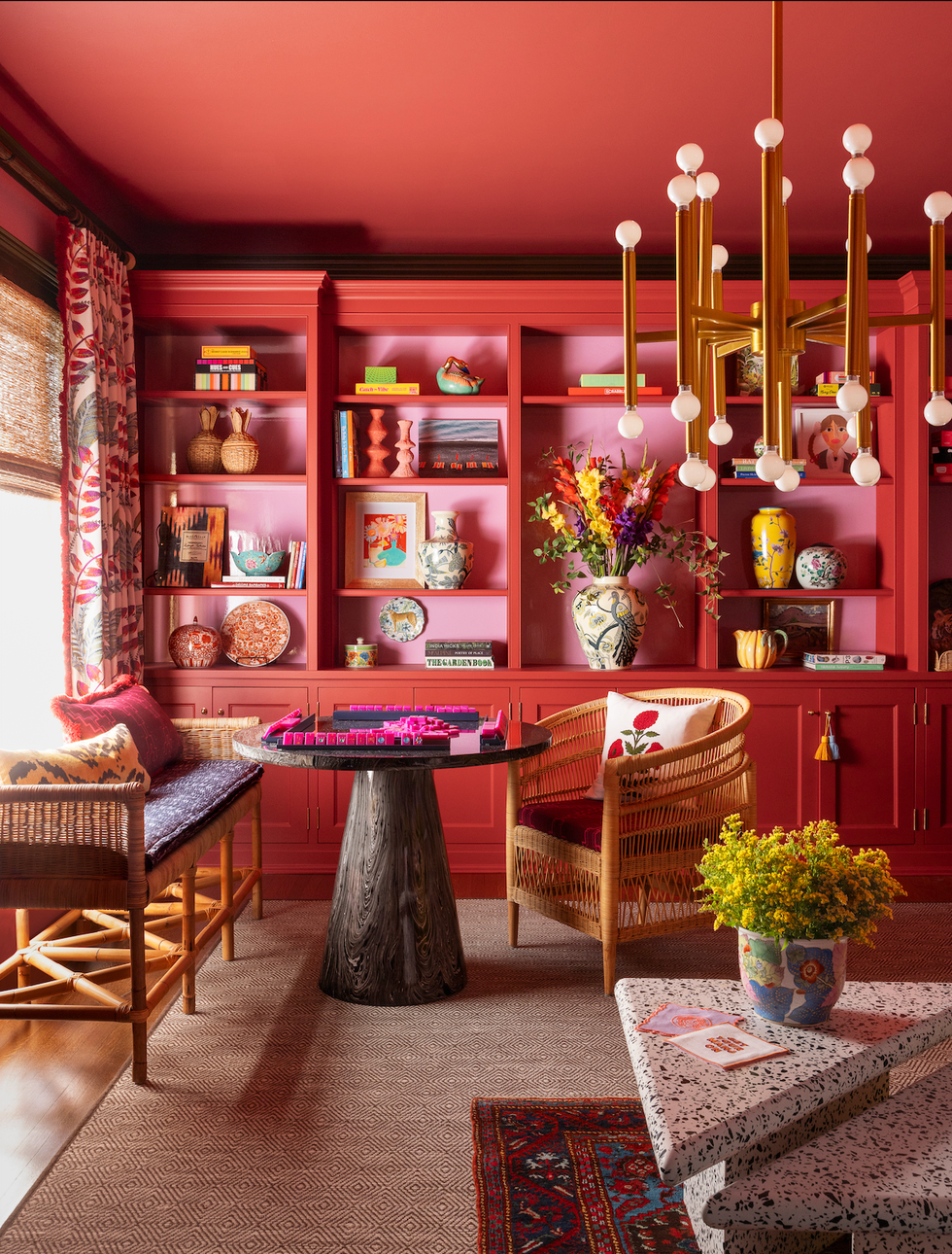 colorful living room
