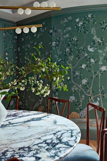 dining room with custom monet marble table designed by lauren nelson, laurennelsondesign dining room with custom monet marble table designed by lauren nelson, laurennelsondesign