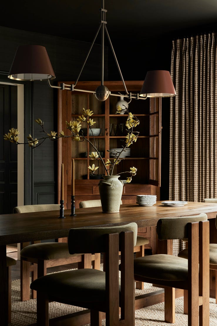 dining room we wanted this space to feel like a big, inviting hug says knerr chandelier the urban electric co wallcovering phillip jeffries paint iron ore, sherwin williams chairs crate barrel, in pierre frey fabric curtains brook perdigon textiles rug armadillo quiet time warm tones and natural textures took this indiana home from cavernous to cozy warm neutrals, williams creek, indiana, georgian style residence, natural materials, wood accents dining room we wanted this space to feel like a big, inviting hug says knerr chandelier the urban electric co wallcovering phillip jeffries paint iron ore, sherwin williams chairs crate barrel, in pierre frey fabric curtains brook perdigon textiles rug armadillo quiet time warm tones and natural textures took this indiana home from cavernous to cozy warm neutrals, williams creek, indiana, georgian style residence, natural materials, wood accents