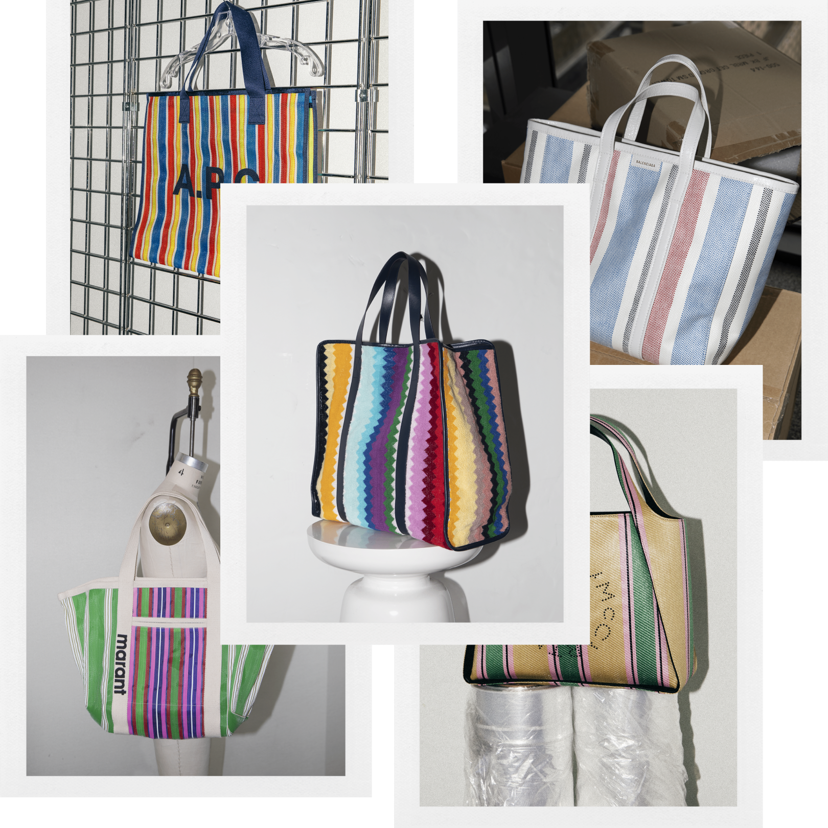Navy with Yellow Stripes Two-Tone Stripes Tote Bags by CB Station: More  Than Paper
