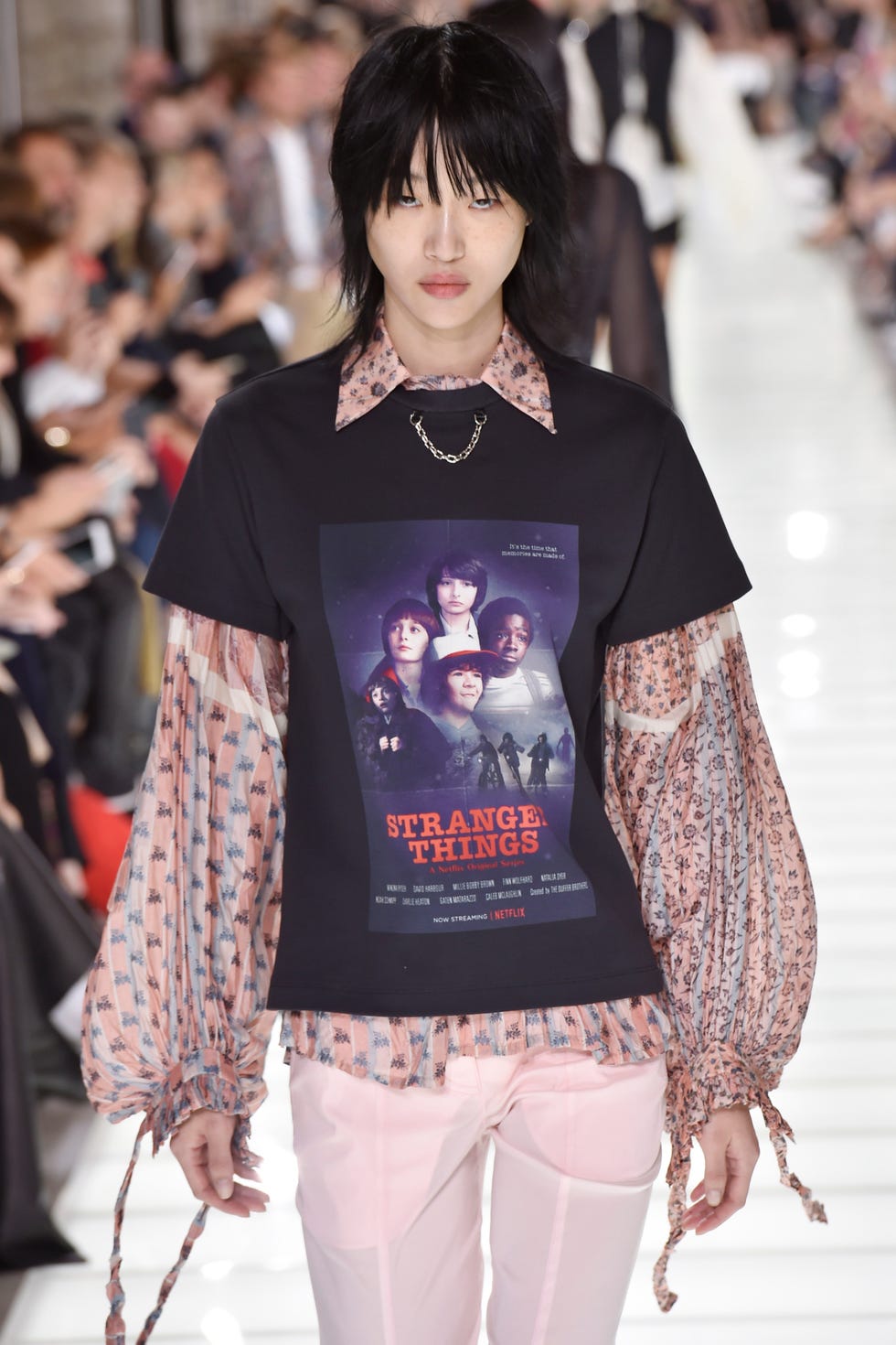 Louis Vuitton just put a Stranger Things tee on the runway Womenswear