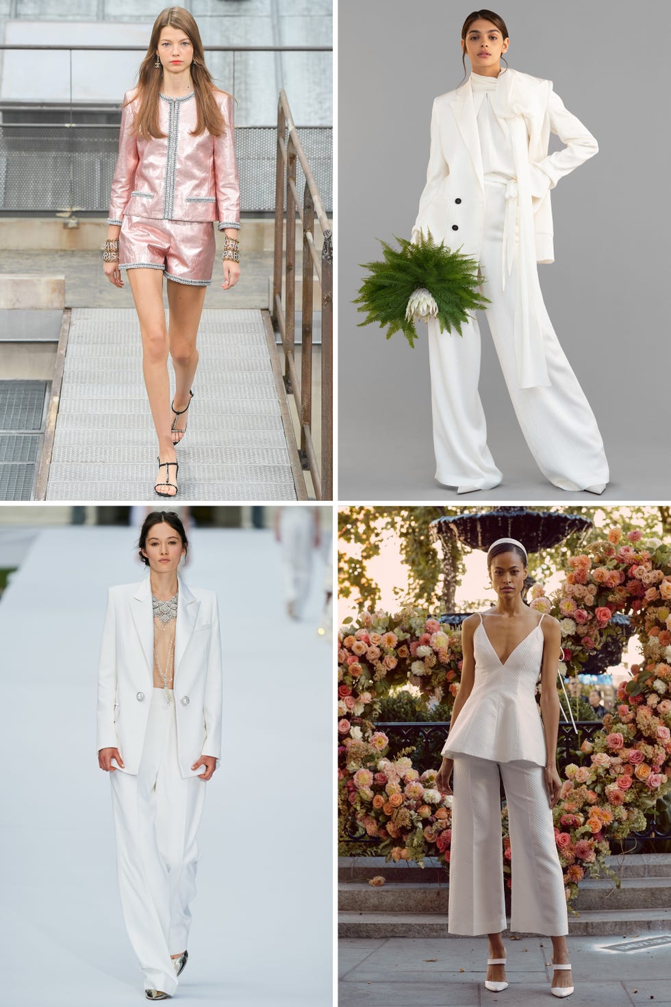 White, Clothing, Fashion, Shoulder, Street fashion, Fashion model, Neck, Dress, Outerwear, Runway, 
