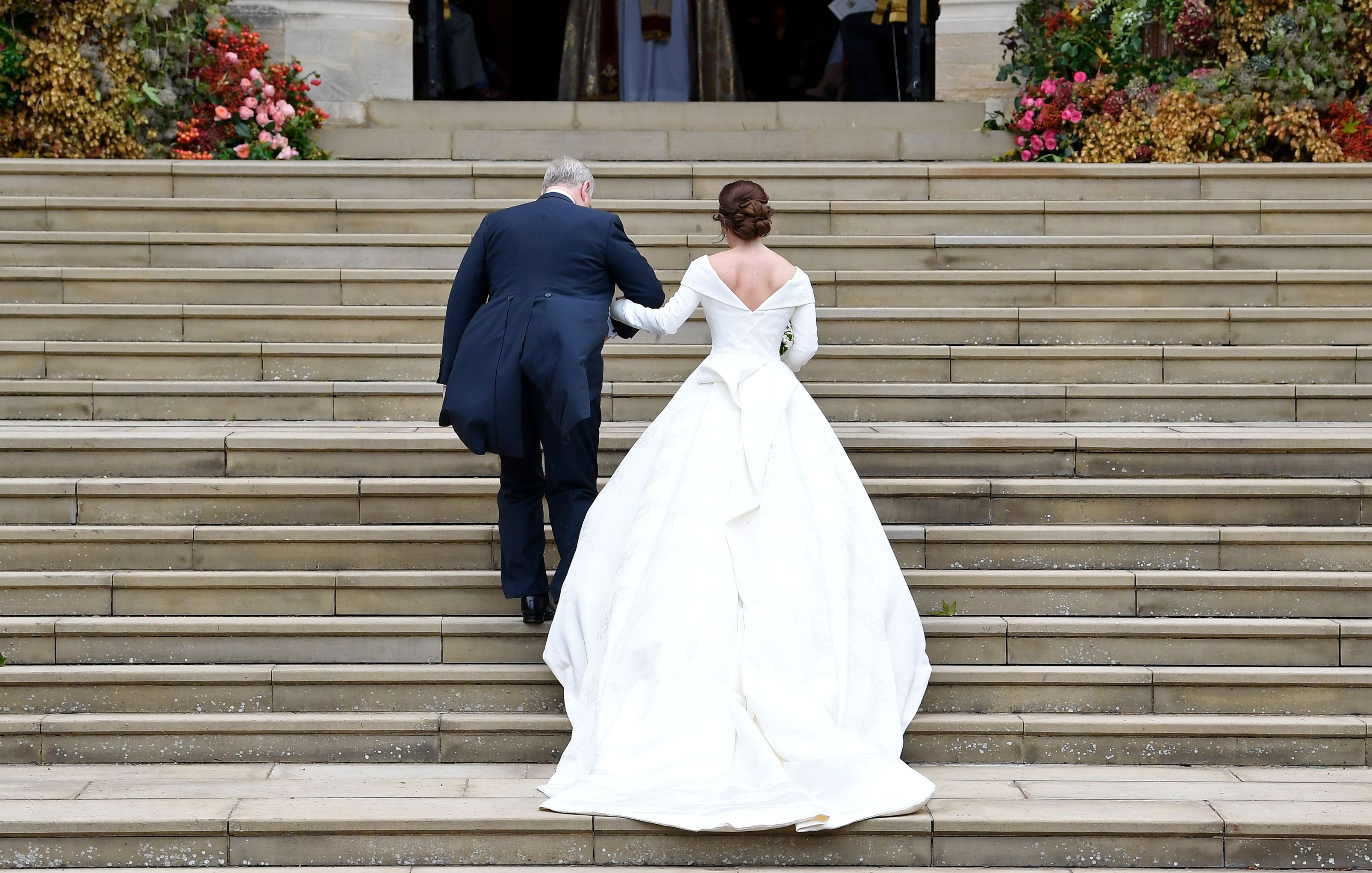 Princess Eugenie s Wedding Dress Shows Her Scars from Scoliosis