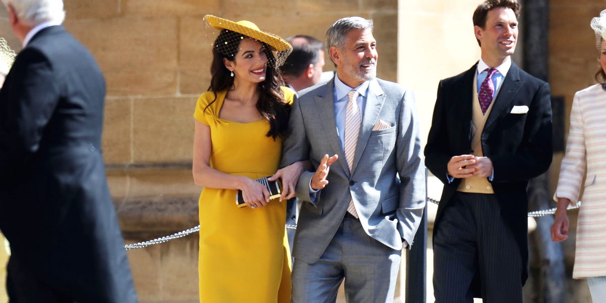 Amal Clooney Wears Custom Stella McCartney to Royal Wedding - Amal ...