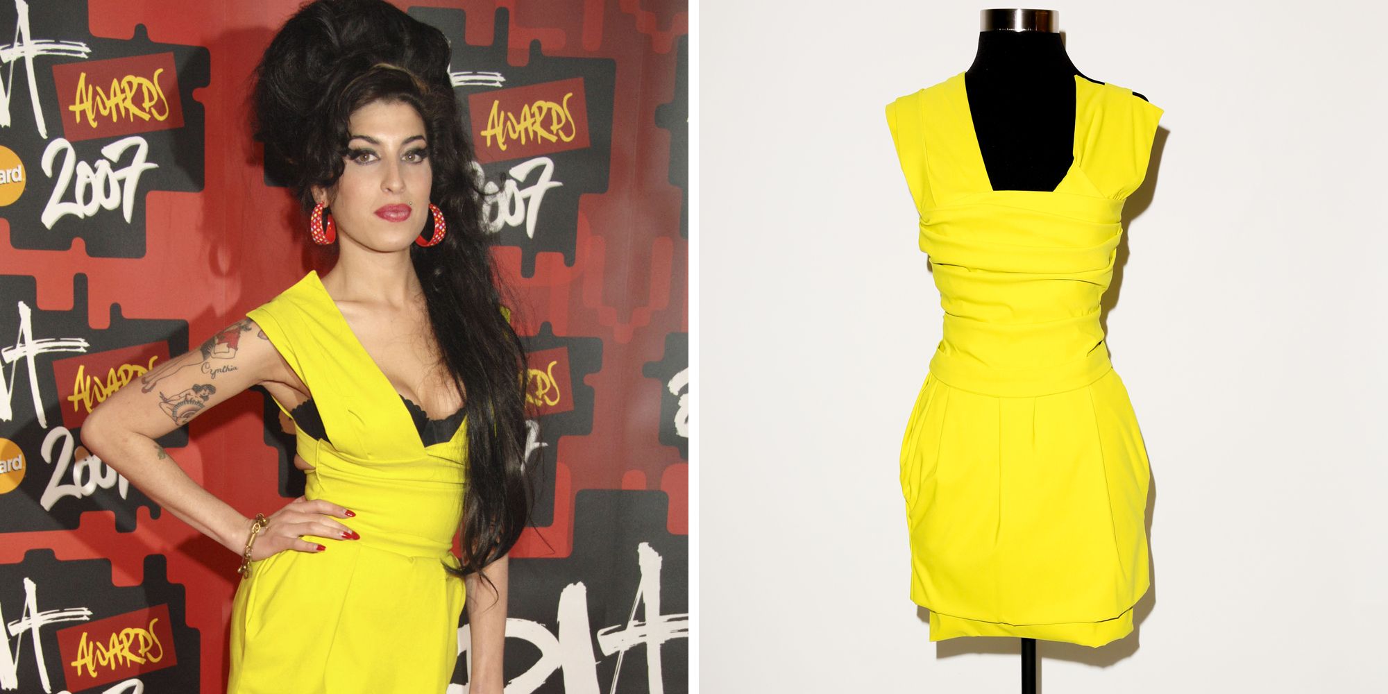 Amy winehouse leopard print clearance dress