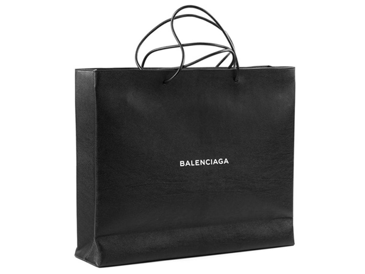 cuchara Derecho tienda Balenciaga Released Another Expensive Shopping Bag - Balenciaga Leather Shopping  Bag Costs $1,820