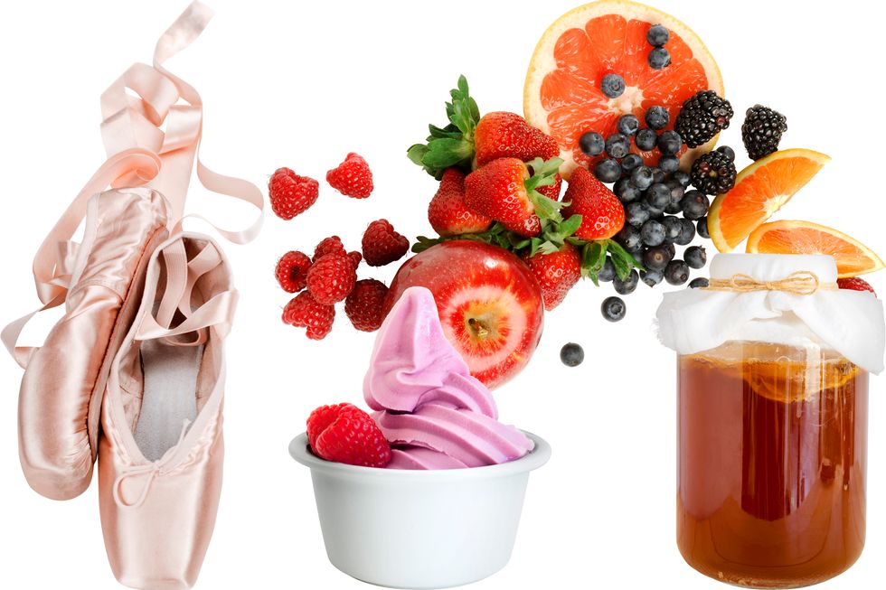 Food, Frozen dessert, Fruit salad, Ingredient, Soft Serve Ice Creams, Cuisine, Fruit, Breakfast, Frozen yogurt, Gelato, 