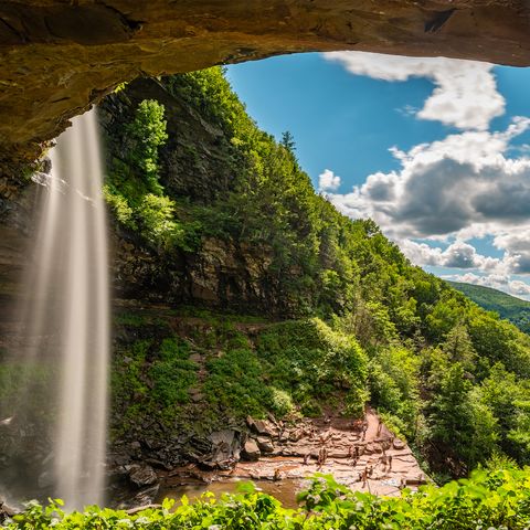 Kaaterskill waterfall in the upstate New York