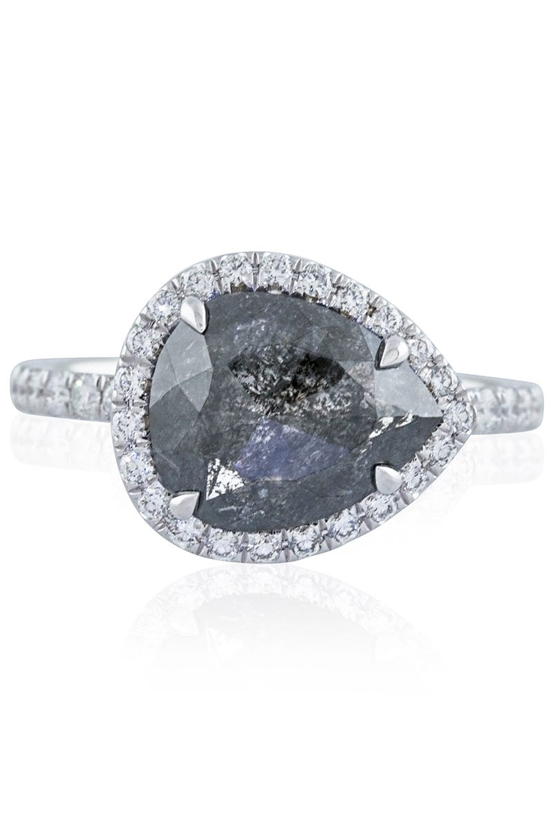 Ring, Jewellery, Engagement ring, Diamond, Fashion accessory, Gemstone, Platinum, Silver, Silver, Metal, 