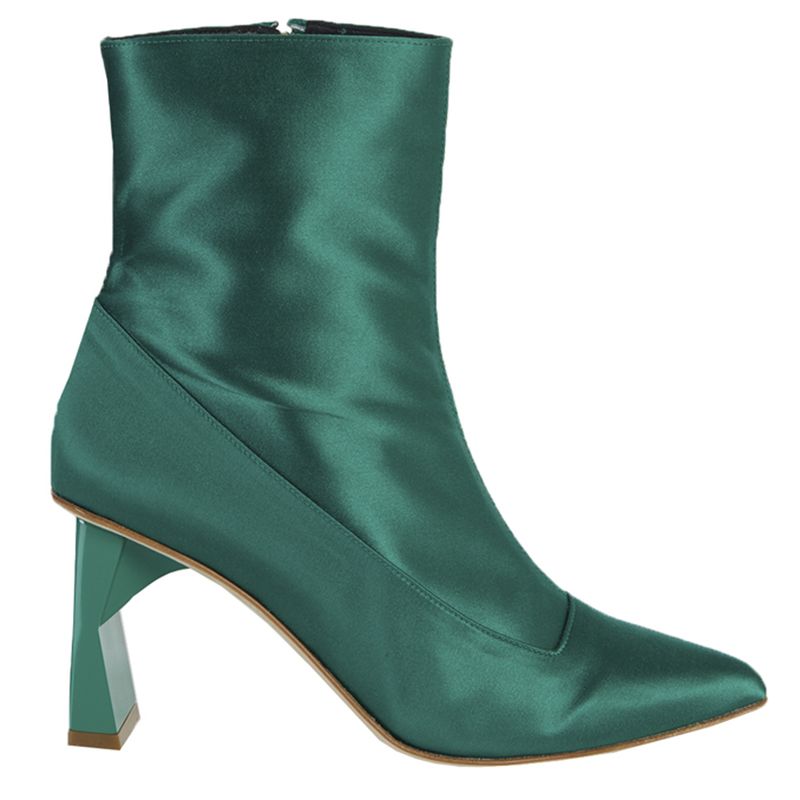 Footwear, Green, High heels, Boot, Turquoise, Shoe, Teal, Leg, Leather, Suede, 