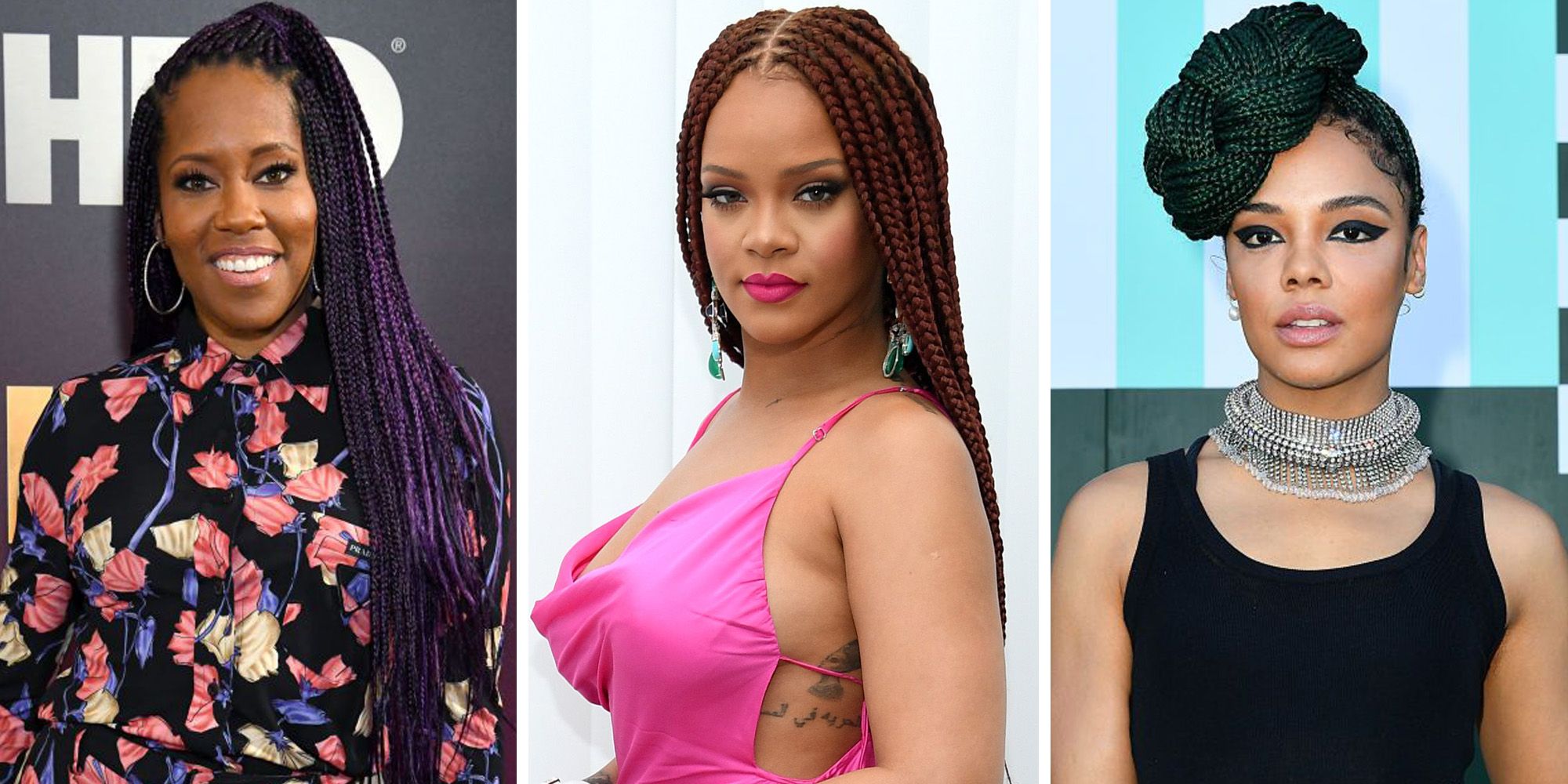 Six Celebs Show Us Just How Elegant Box Braids Can Be  UNRULY