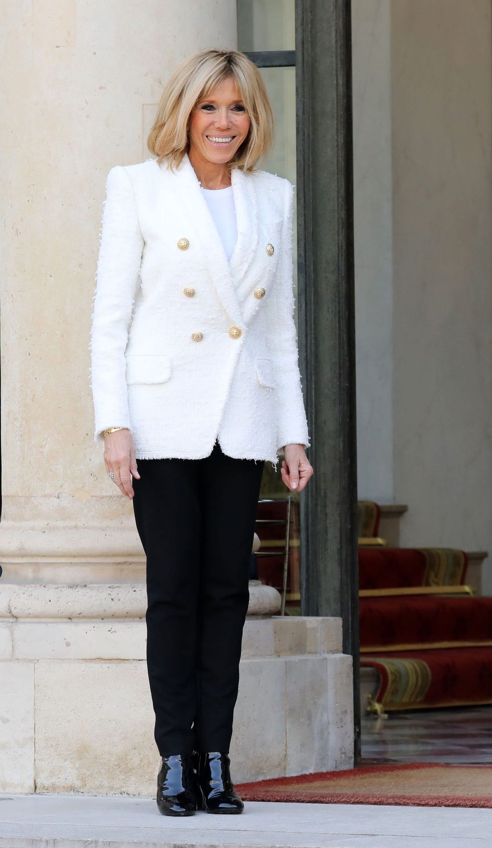 De stijl van Brigitte Macron De stijl van Brigitte Macron