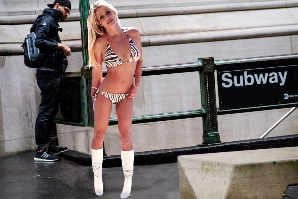 Britney Spears Is Currently Wearing NYFW's Street Trends by the