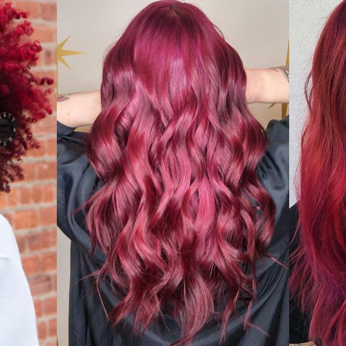 Plum Hair Ideas - The Latest Trending Color  Hair color burgundy, Wine  hair color, Plum hair