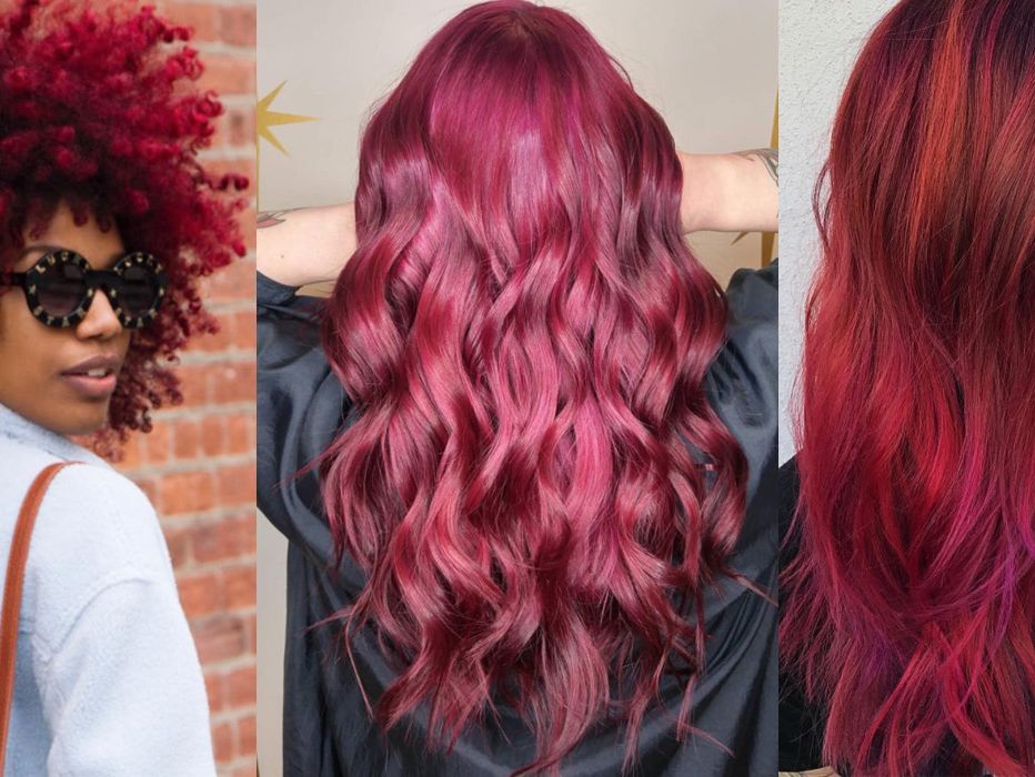 Burgundy Hair Ideas - Wine Red Maroon Hair Inspiration
