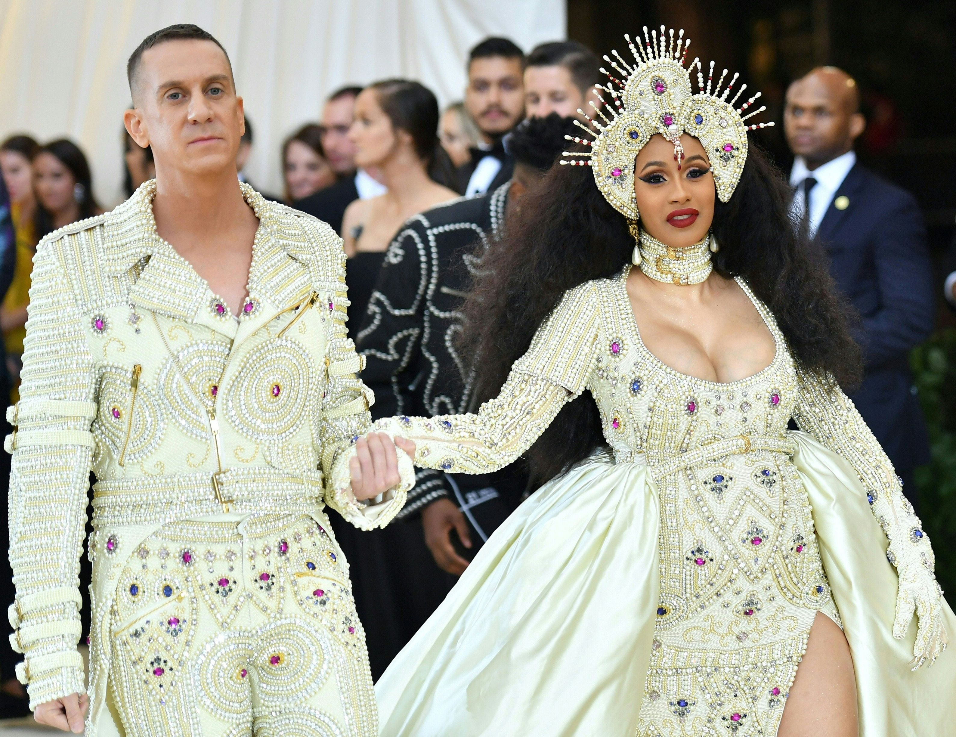 "Met Gala's Moschino Magic Cardi B Steals the Show in Dazzling High