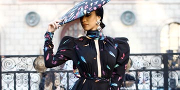 Cardi B arrives to the ETAM fashion show in Paris