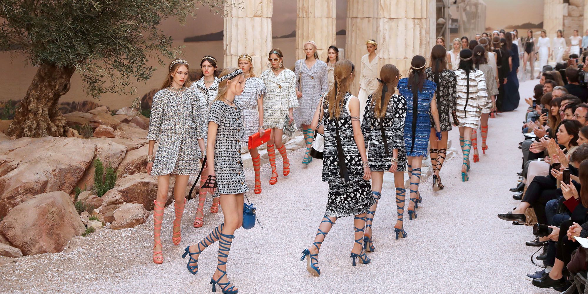 Chanel Built an Ancient Grecian Temple for Its Very Literal Cruise