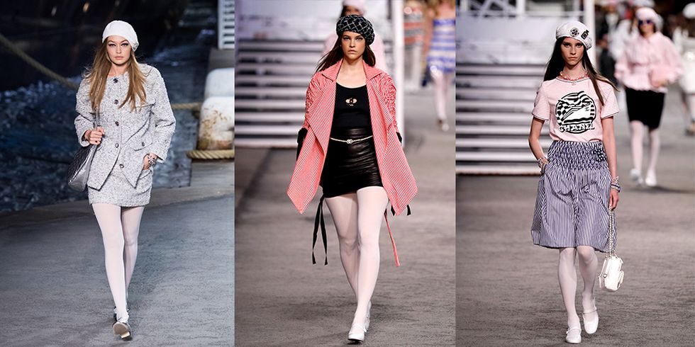 Chanel 2019 Resort Cruise Pre-Spring Womens Runway Catwalk Looks Collection  Karl Lagerfeld - La Pausa Knit Twee…