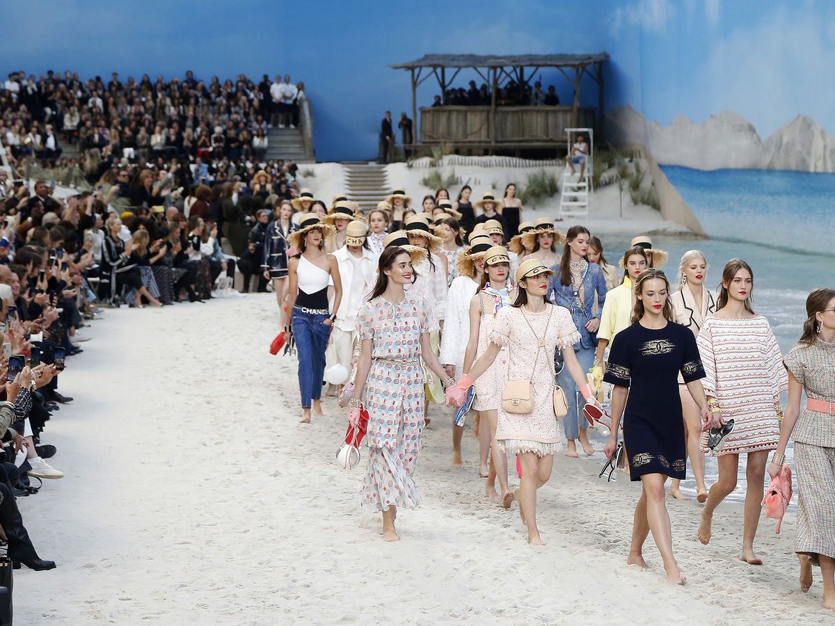 Surf's Up at Chanel Spring 2019 - Doubled and Around the Neck - PurseBop