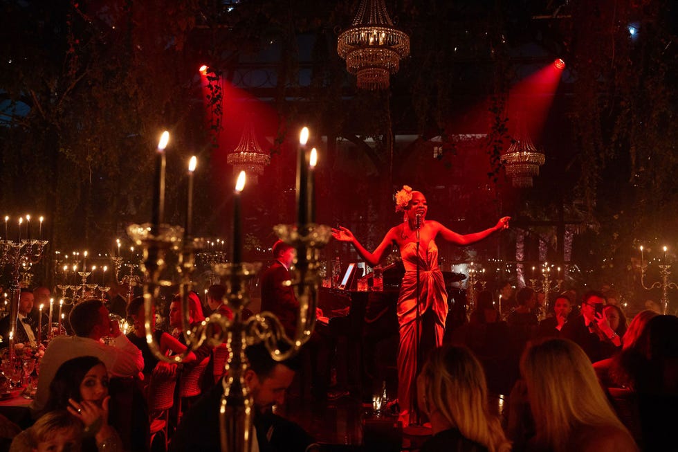 kimberley nichole performing at a wedding