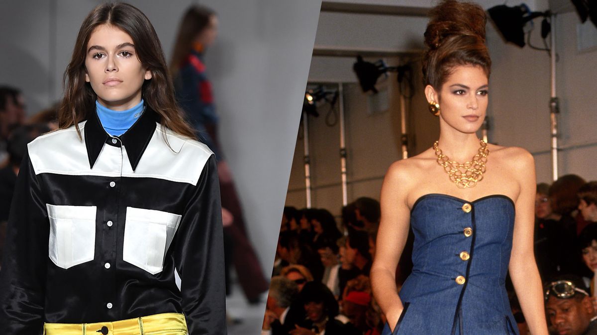 kaia gerber looks fashionable in multiple outfits during a louis