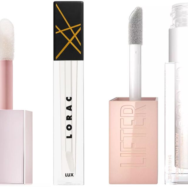 best clear lip glosses on white background