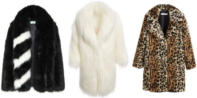 White Faux Fur Jacket, White Shaggy Faux Fur Coat, Short White Fur Coat, Fur Jacket