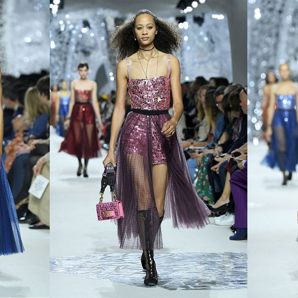 Black, blue and burgundy sequin dress Louis Vuitton For Sale at
