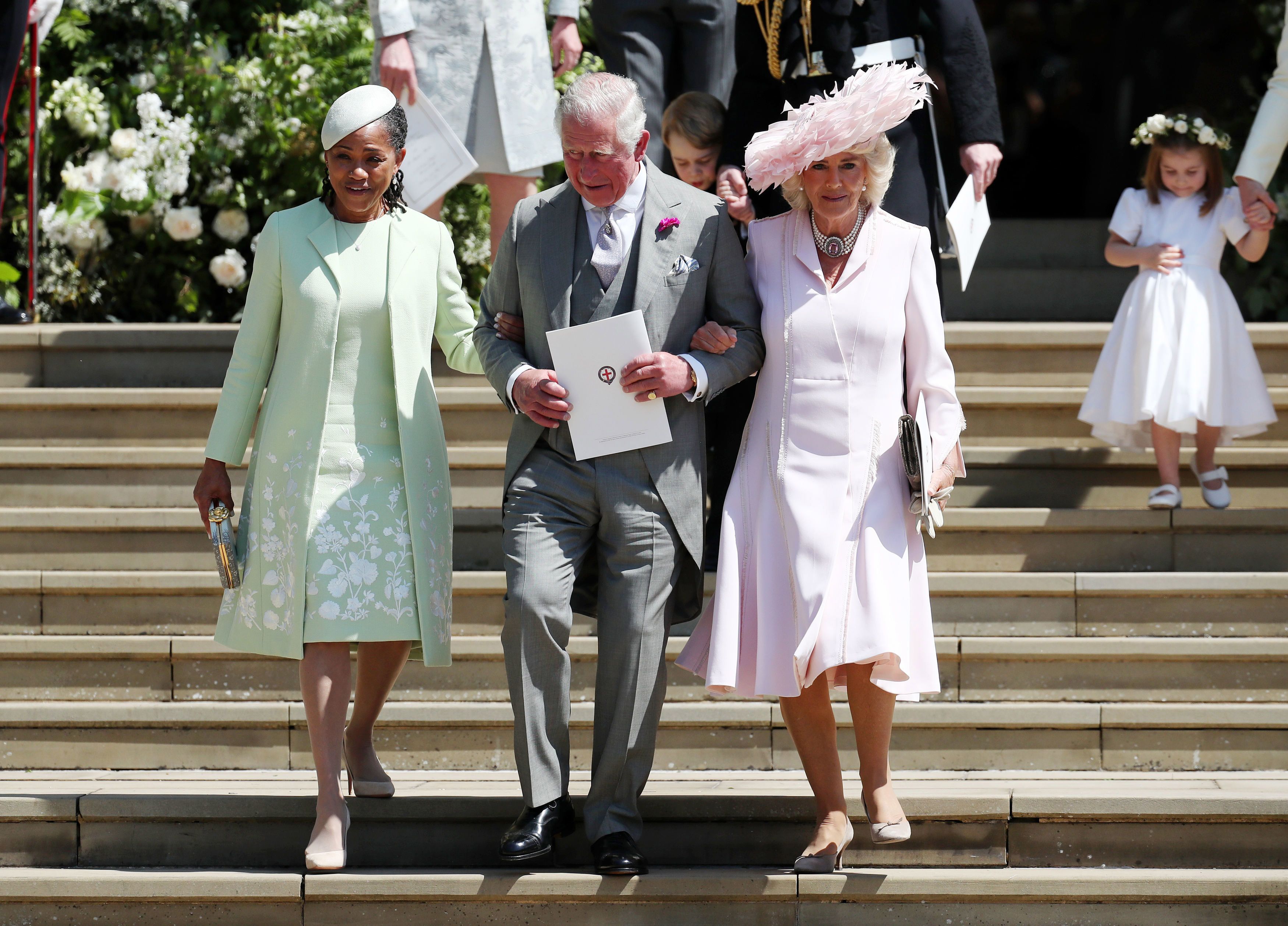 meghan markle mom wedding dress