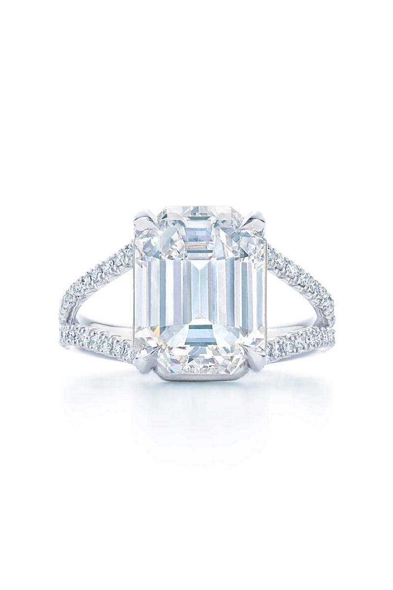 emerald cut engagement rings
