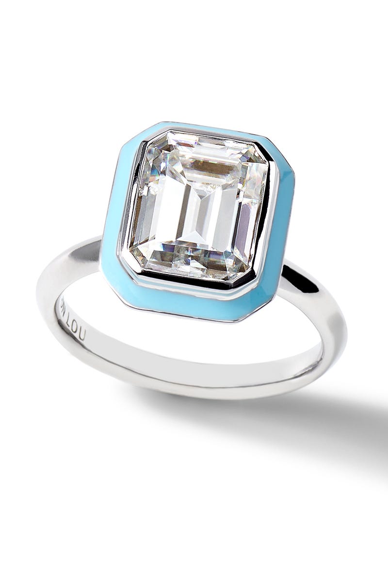 emerald cut engagement rings