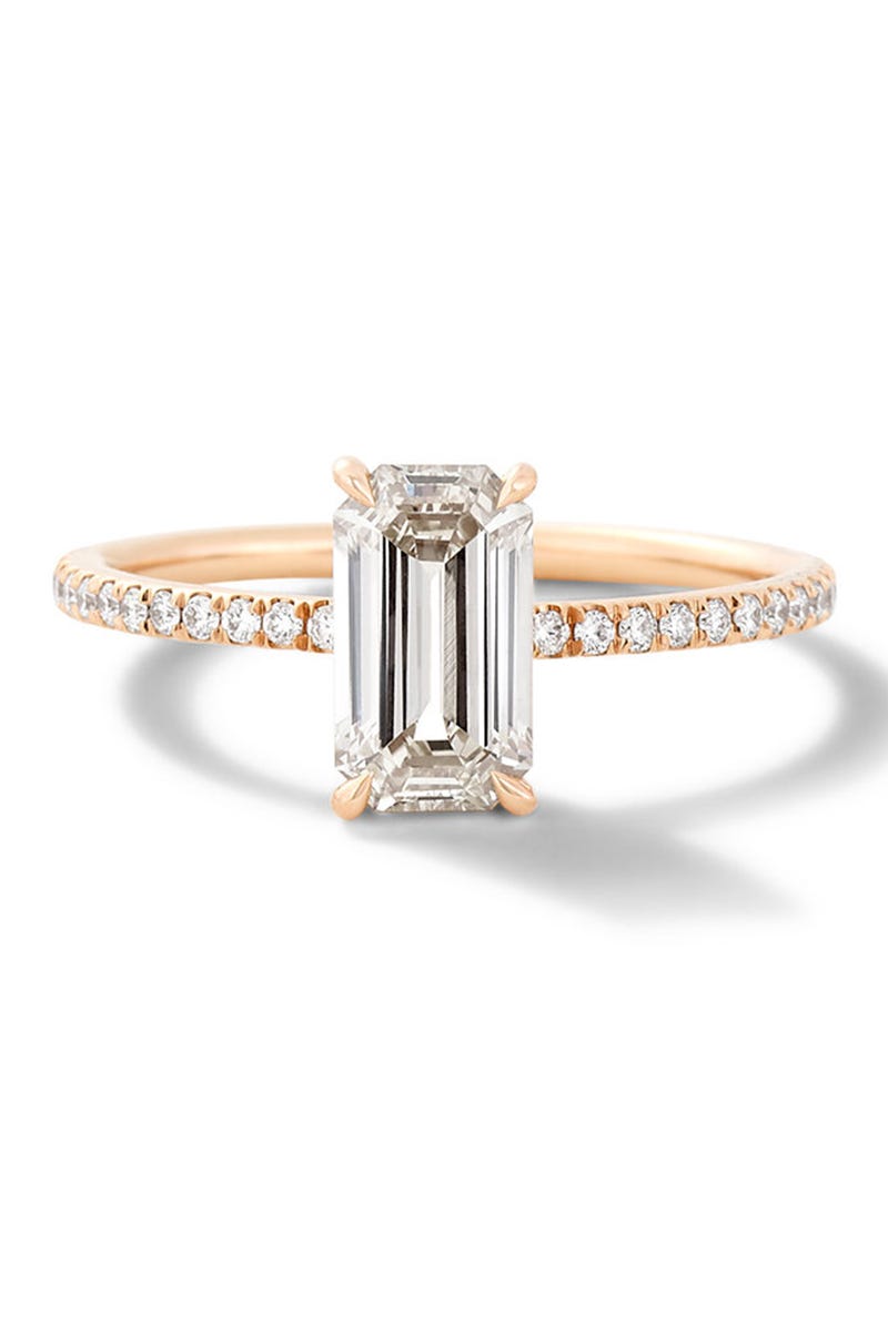 emerald cut engagement rings