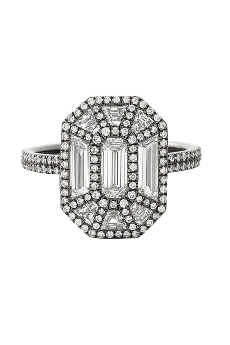 emerald cut engagement rings